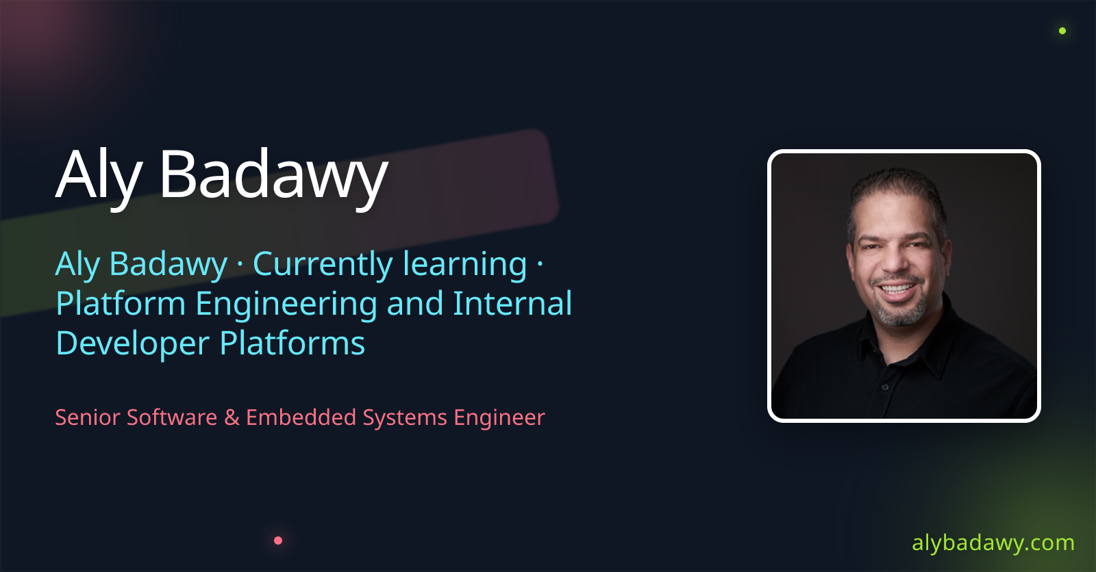Platform Engineering and Internal Developer Platforms · Currently learning